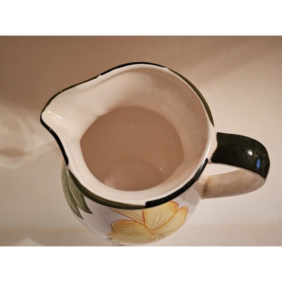 Harvest Pitcher Hand Painted Portugal Pumpkin Fall Jay Wilfred Andrea Sedak - Picture 8 of 14